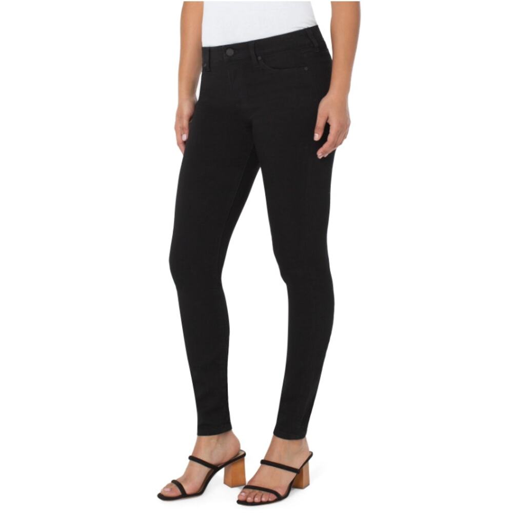 Liverpool Los Angeles High Rise Black Ankle Skinny Jeans Petite 2/26